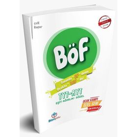 Bilimyolu Yayınları TYT AYT Eşit Ağırlık Sözel Böf Yarıyıl Tatil Kitabı