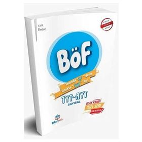 Bilimyolu Yayınları TYT AYT Sayısal Böf Yarıyıl Tatil Kitabı