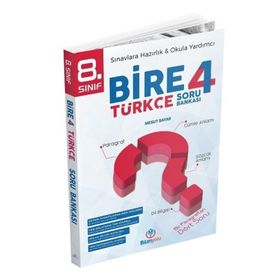 Bilimyolu Yayınları Yayıncılık 8. Sınıf Bire 4 Türkçe Soru Bankası