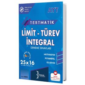 Bilinçsel AYT Testmatik Limit Türev İntegral Deneme Sınavları