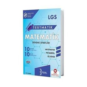 Bilinçsel Yayınları 8. Sınıf LGS Testmatik Matematik Deneme Sınavları