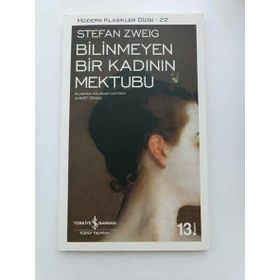 Bilinmeyen Bir Kadının Mektubu - Sahafiye Kitap