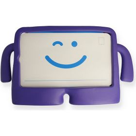 Bilişim Aksesuar iPad 4 9.7 Karakter Tablet Silikon Mor Kılıf