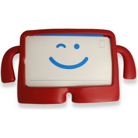 Bilişim Aksesuar iPad 9.7 2018 Karakter Tablet Silikon Kırmızı Kılıf