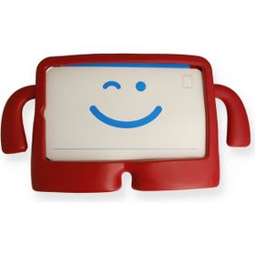 Bilişim Aksesuar iPad 9.7 2018 Karakter Tablet Silikon Kırmızı Kılıf