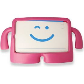 Bilişim Aksesuar iPad 9.7 2018 Karakter Tablet Silikon Pembe Kılıf