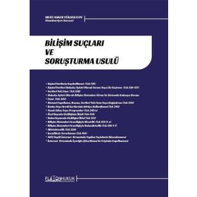 Bilişim Suçları ve Soruşturma Usulü - Platon Hukuk Yayınevi
