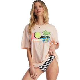Billabong ABJKT00456 Pembe Pipe New Boy Tee Kadın T-Shirt
