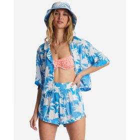 Billabong ABJWT00403 Mavi Sun Is Shining Shirt Kadın Gömlek