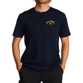 Billabong ABYZT01696-NVY Arch Fill Ss Erkek Çok Renkli Günlük Stil T-shirt