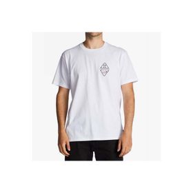 Billabong ABYZT01761-WHT Ai Diamond Ss Erkek Beyaz Günlük Stil T-Shirt