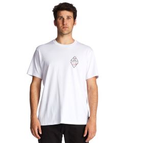 Billabong ABYZT01761-WHT Ai Diamond Ss Erkek Beyaz Günlük Stil T-Shirt