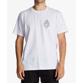Billabong ABYZT01761-WHT Ai Diamond Ss Erkek Beyaz Günlük Stil T-Shirt
