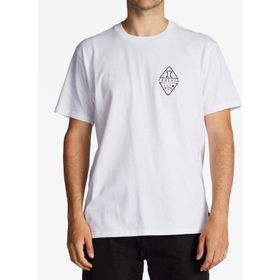 Billabong ABYZT01761-WHT Ai Diamond Ss Erkek Beyaz Günlük Stil T-Shirt