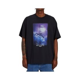 Billabong ABYZT02283 Dolphin Love Siyah Erkek T-shirt