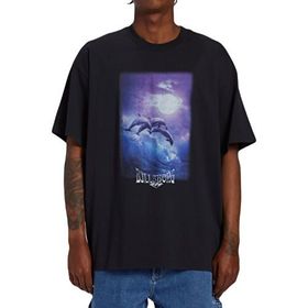 Billabong ABYZT02283 Dolphin Love Siyah Erkek T-shirt