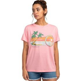 Billabong EBJZT00124 Pembe Aloha Forever Kadın T-shirt