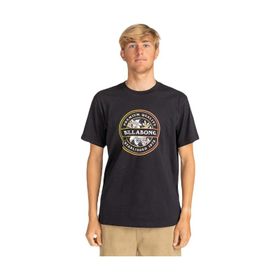 Billabong EBYZT00168 Siyah Rotor Fill Ss Erkek T-Shirt