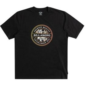 Billabong EBYZT00168 Siyah Rotor Fill Ss Erkek T-Shirt