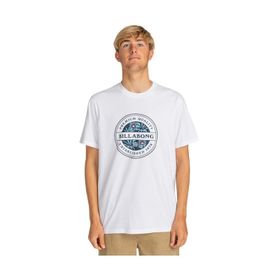 Billabong EBYZT00295 Beyaz Rotor Fill SS Erkek T-shirt