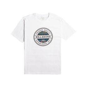 Billabong EBYZT00295 Beyaz Rotor Fill SS Erkek T-shirt