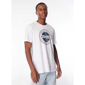 Billabong EBYZT00295 Beyaz Rotor Fill SS Erkek T-shirt