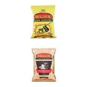 Billur 100 gr Türk Kahvesi + 100 gr Necmettin Dibek Kahvesi