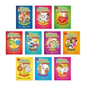 Bilmece Boyama Seti - 10 Kitap Takım - Bıcırık Yayınları