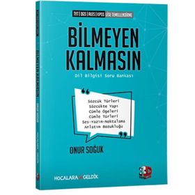 Bilmeyen Kalmasın Dil Bilgisi Soru Bankası-3D Yayınları