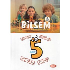 Bilsem 3. Sınıf Tamamı Çözümlü 5 Deneme Sınavı Data Yayınları
