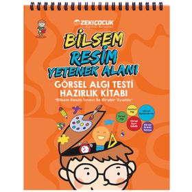 Bilsem Resim Yetenek Alanı Görsel Algı Testi Hazırlık Kitabı - Zeki Çocuk Yayınları