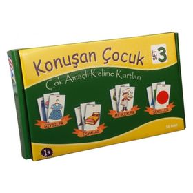 Bilteg Konuşan Çocuk Çok Amaçlı Kelime Kartları Set 3 - Kolektif