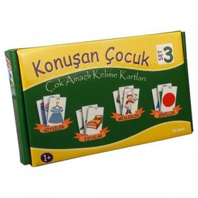 Bilteg Konuşan Çocuk Çok Amaçlı Kelime Kartları Set 3 - Kolektif