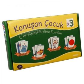 Bilteg Konuşan Çocuk Çok Amaçlı Kelime Kartları Set 3 - Kolektif