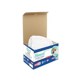 Bimask 50 Adet 3 Katlı Koruyucu Cerrahi Maske