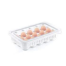 Bimbambom 15'li Steril Yumurtalık Kapaklı Yumurta Organizeri Yumurta Saklama Kabı
