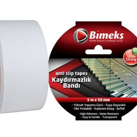 Bimeks 5 mt 50 mm Şeffaf Kaydırmazlık Bandı