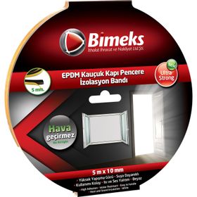 Bimeks Beyaz 5 mm Kauçuk Kapı Pencere Bandı