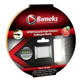Bimeks Beyaz 5 mm Kauçuk Kapı Pencere Bandı