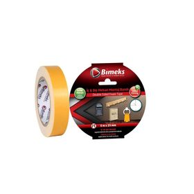 Bimeks Çift Taraflı 5 mt x 25 mm Köpük Montaj Bant