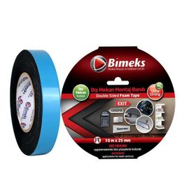 Bimeks Çift taraflı köpük montaj bant - 10 mtx25 mm