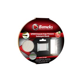 Bimeks EPDM 7mmx15mmx5mt Beyaz Kauçuk Kapı Pencere Bant