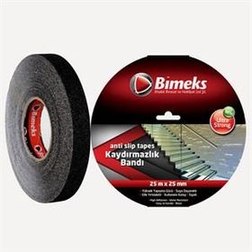 Bimeks Siyah 25 mm 25 mt Kaydırmazlık Bandı