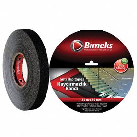 Bimeks Siyah 25 mm 25 mt Kaydırmazlık Bandı