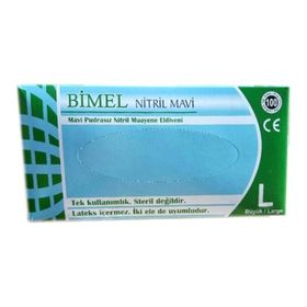 Bimel 100'lü S Nitril Muayene Eldiveni
