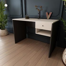 Bimossa S7130 Berlin Antrasit Beyaz 74x56x114 cm Çalışma Masası
