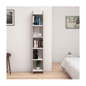 Bimossa W1020 Hüma 28.6cm Ceviz/Beyaz Kitaplık