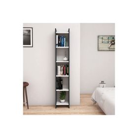 Bimossa W1030 Hüma 28.6 cm Antrasit/Beyaz Kitaplık