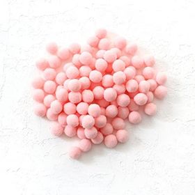 Bimotif 1.5 cm 50 Adet Açık Pembe Peluş Ponpon
