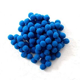 Bimotif 1.5 cm 50 Adet Koyu Mavi Peluş Ponpon